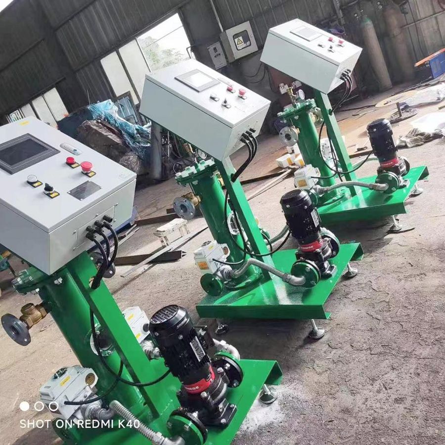 达川三里坪政务中心冷凝器在线清洗装置